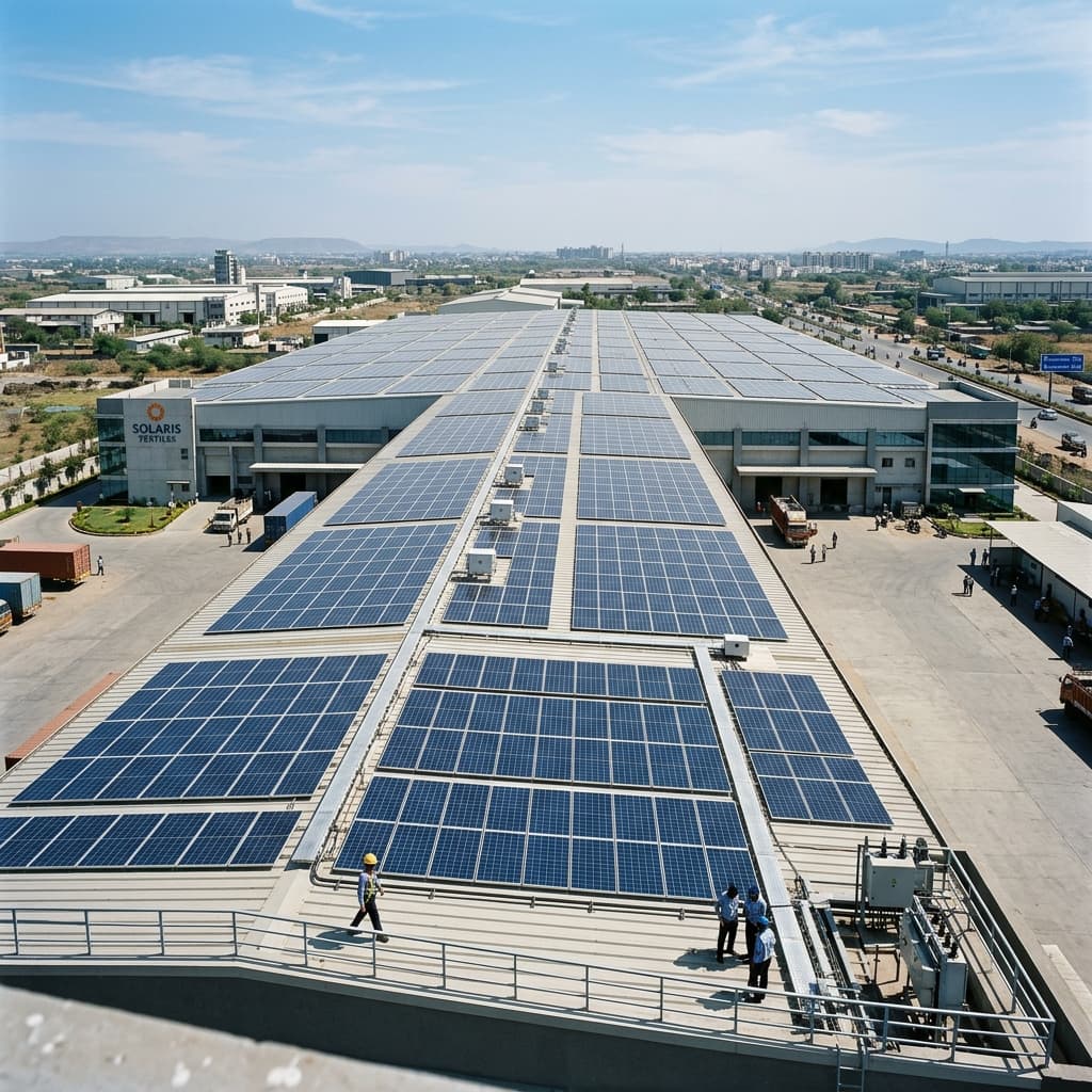 Solar installation project in Masapur, Bihar